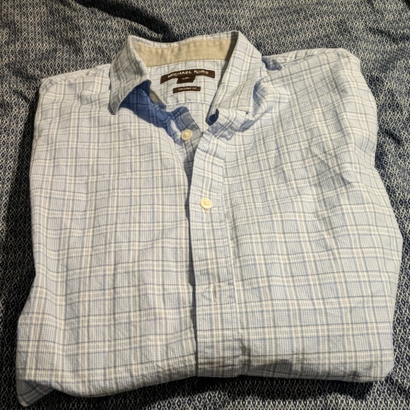 Tailored fit plaid casual button down - Picture 3 of 3